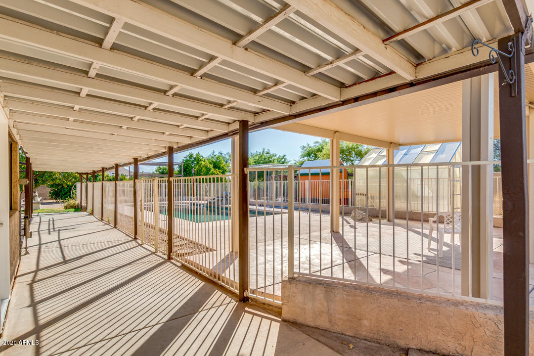 508 North Merrill Road Mesa, AZ 85207 - Photo 19 of 63 Shaded Back Porch