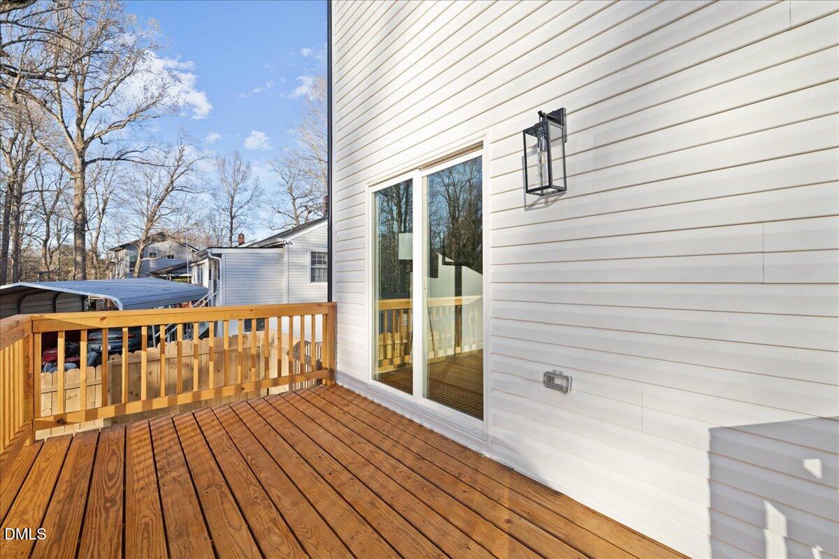 617 North 3rd Street Mebane, NC 27302 - Photo 39 of 50 a view of wooden deck