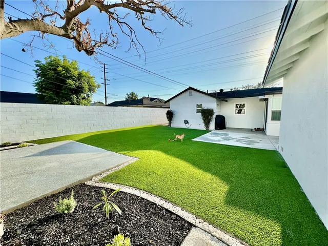 a view of outdoor space and yard