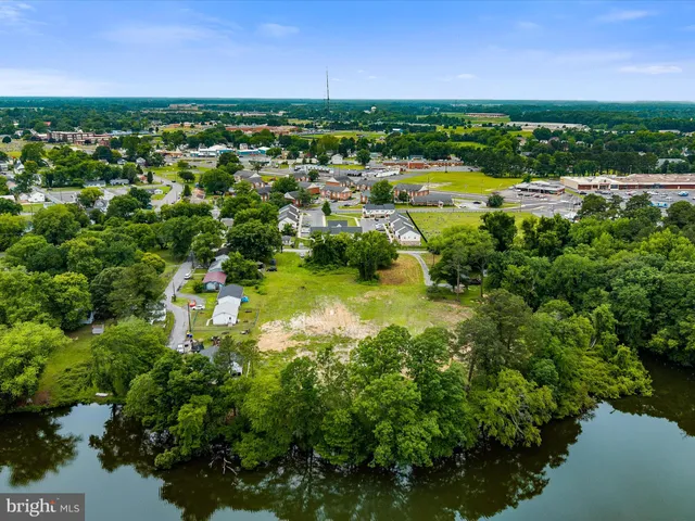 a view of a lush green field