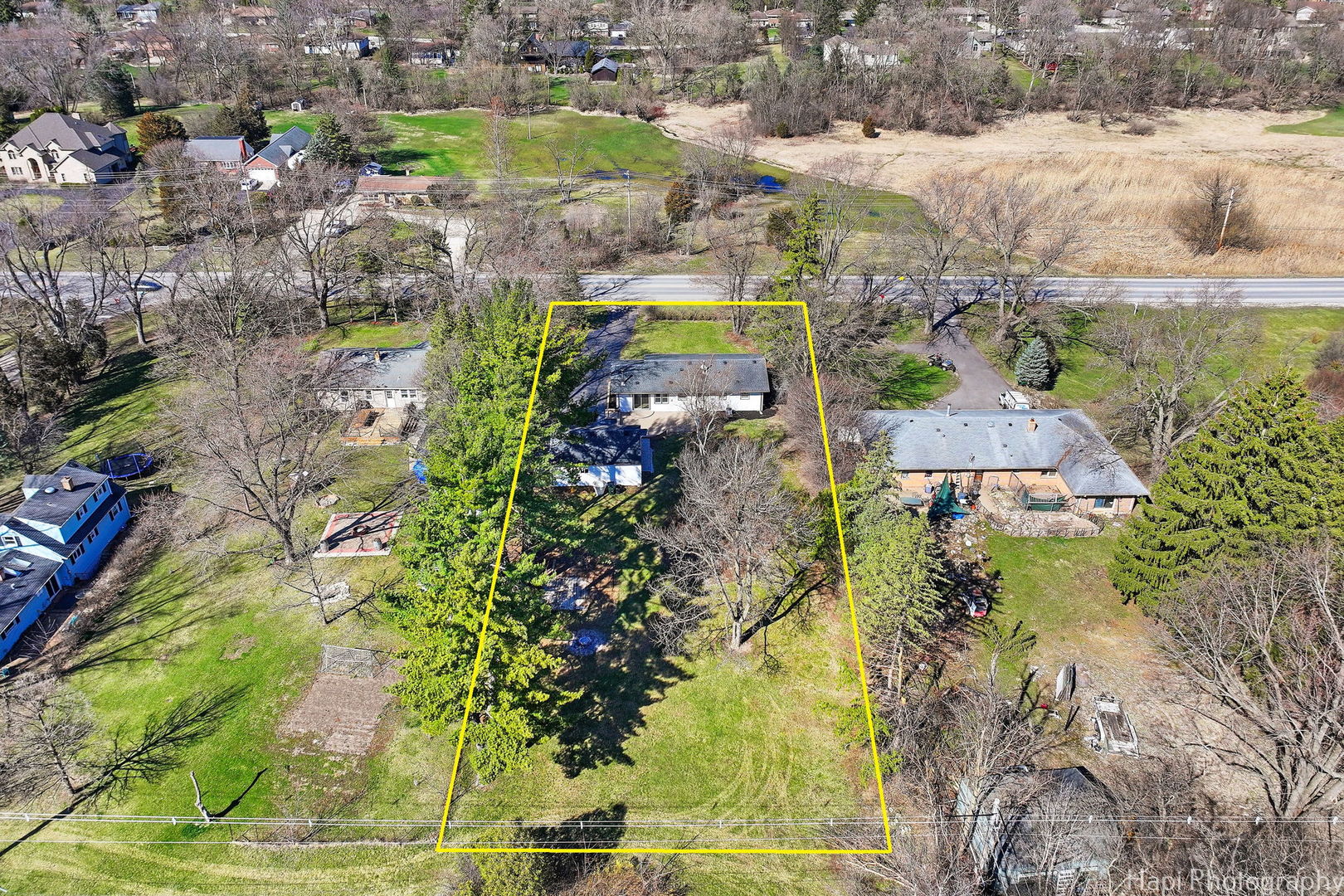2217 Palatine Road Inverness, IL 60067 - Photo 2 of 28 an aerial view of residential houses with outdoor space