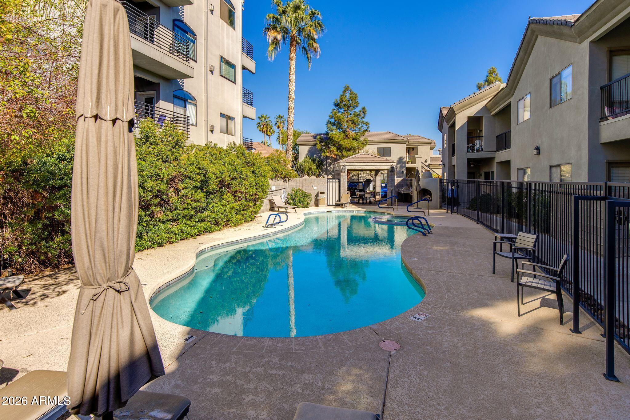 4533 North 22nd Street, Unit 225 Phoenix, AZ 85016 - Photo 21 of 23 Community Pool/Ramada