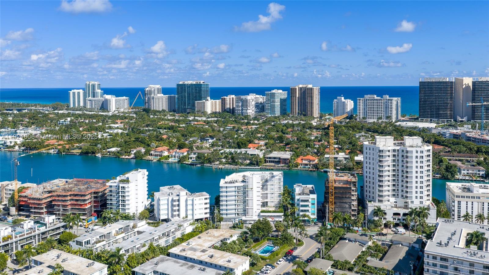 9821 East Bay Harbor Drive, Unit 402 Bay Harbor Islands, FL 33154 - Photo 33 of 34 a city view with tall buildings