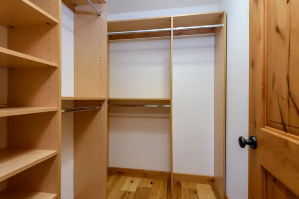 a view of walk in closet