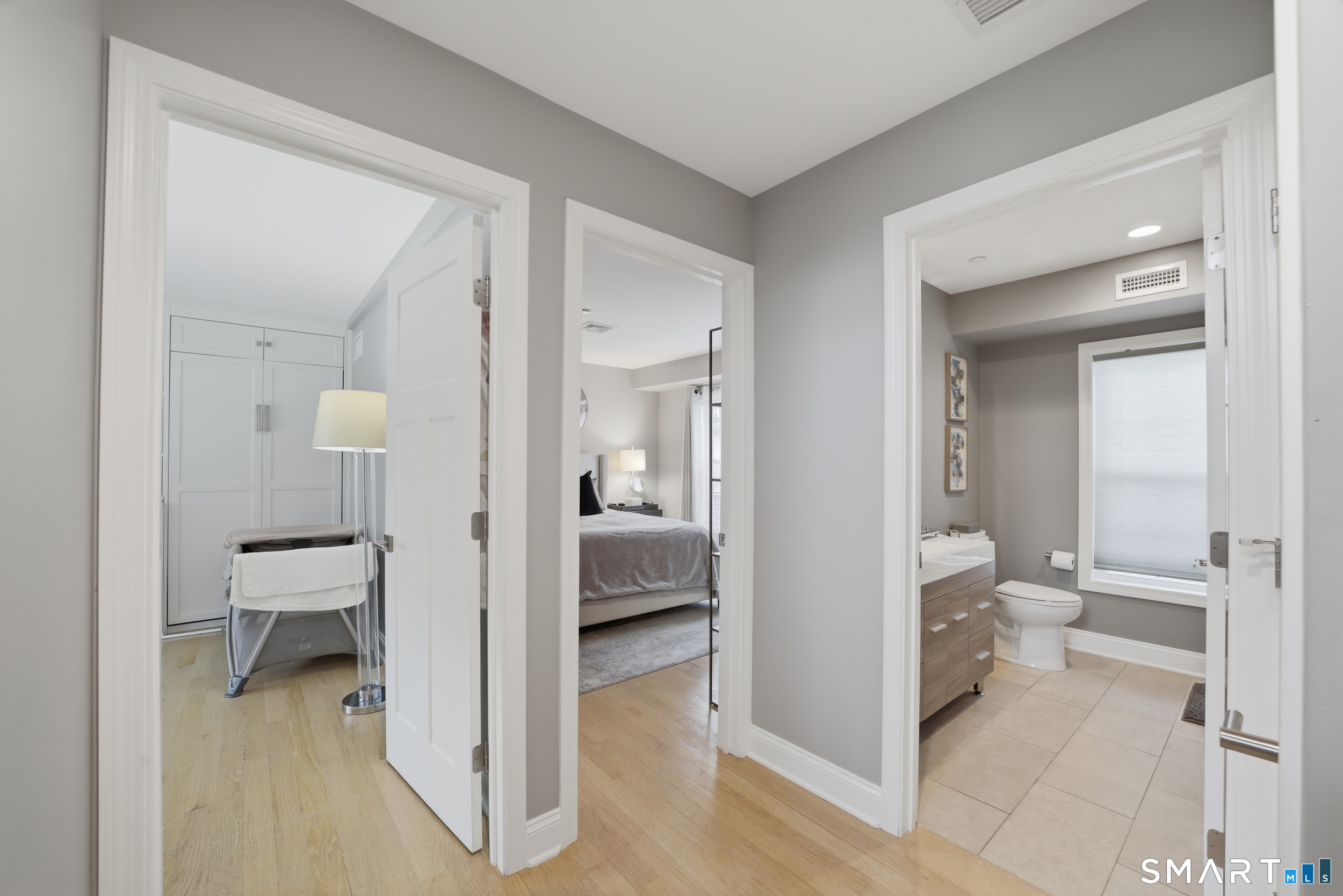 20 3rd Street, Unit 3 Stamford, CT 06905 - Photo 27 of 38 2nd Level layout featuring bedrooms and a shared hallway full bathroom
