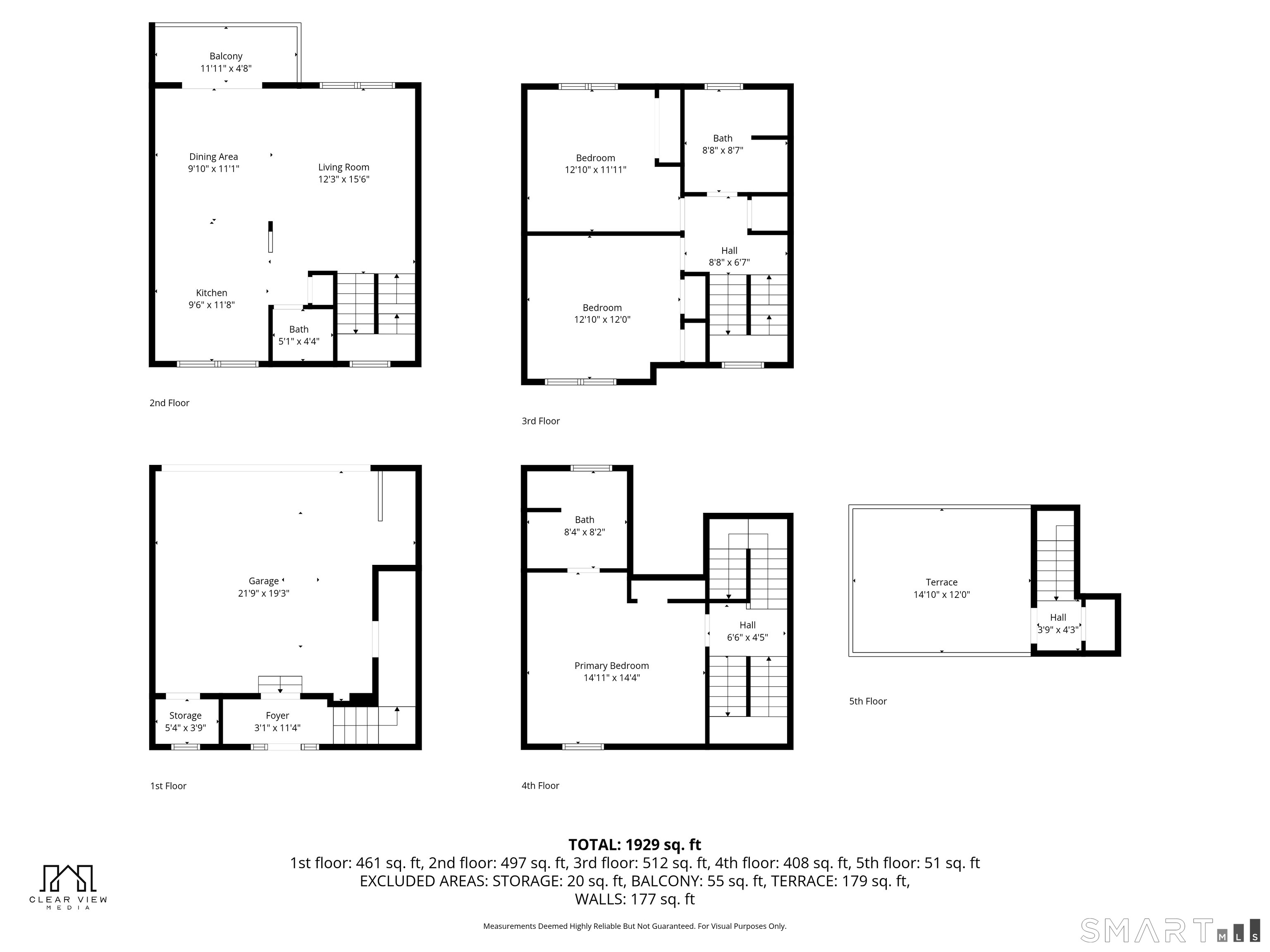 20 3rd Street, Unit 3 Stamford, CT 06905 - Photo 38 of 38 All Levels Floor Plan