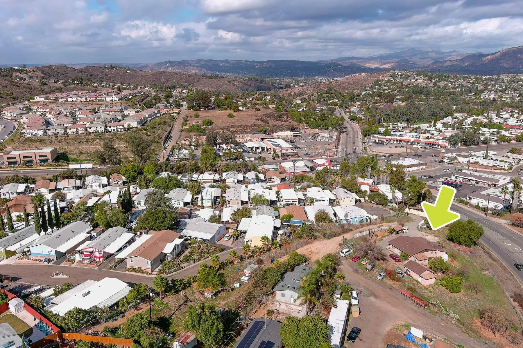 8443 Holsofar Road El Cajon, CA 92021 - Photo 11 of 11 an aerial view of residential houses with outdoor space