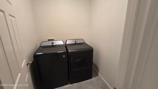 a view of storage and utility room