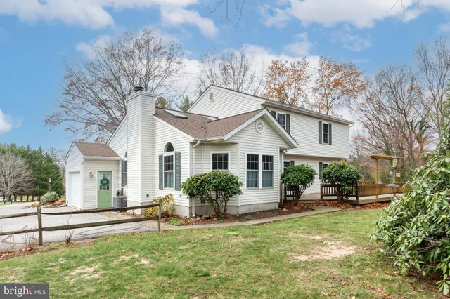 a house view with a backyard space