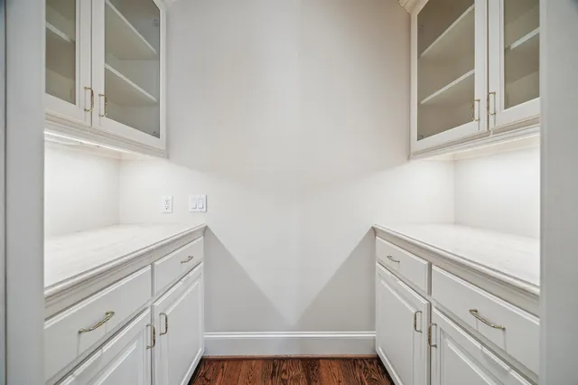 a view of storage and utility room with closet