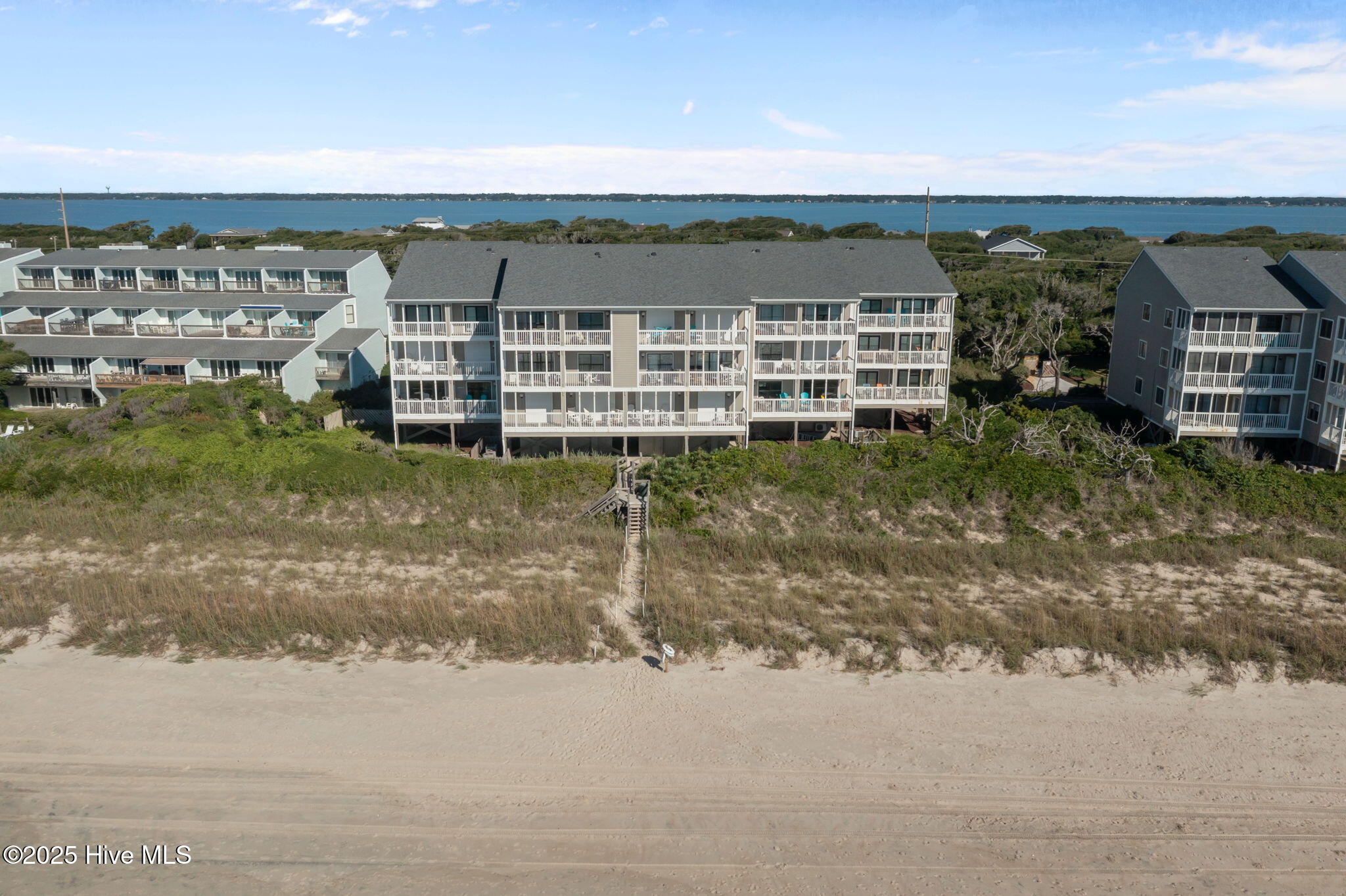 525 Salter Path Road, Unit A4 Pine Knoll Shores, NC 28512 - Photo 32 of 44 Aerial North View