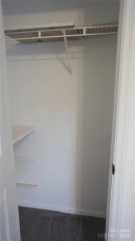 a close view of closet
