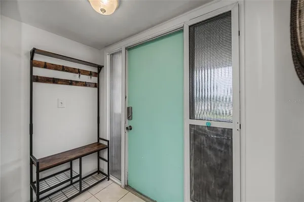 a view of front door
