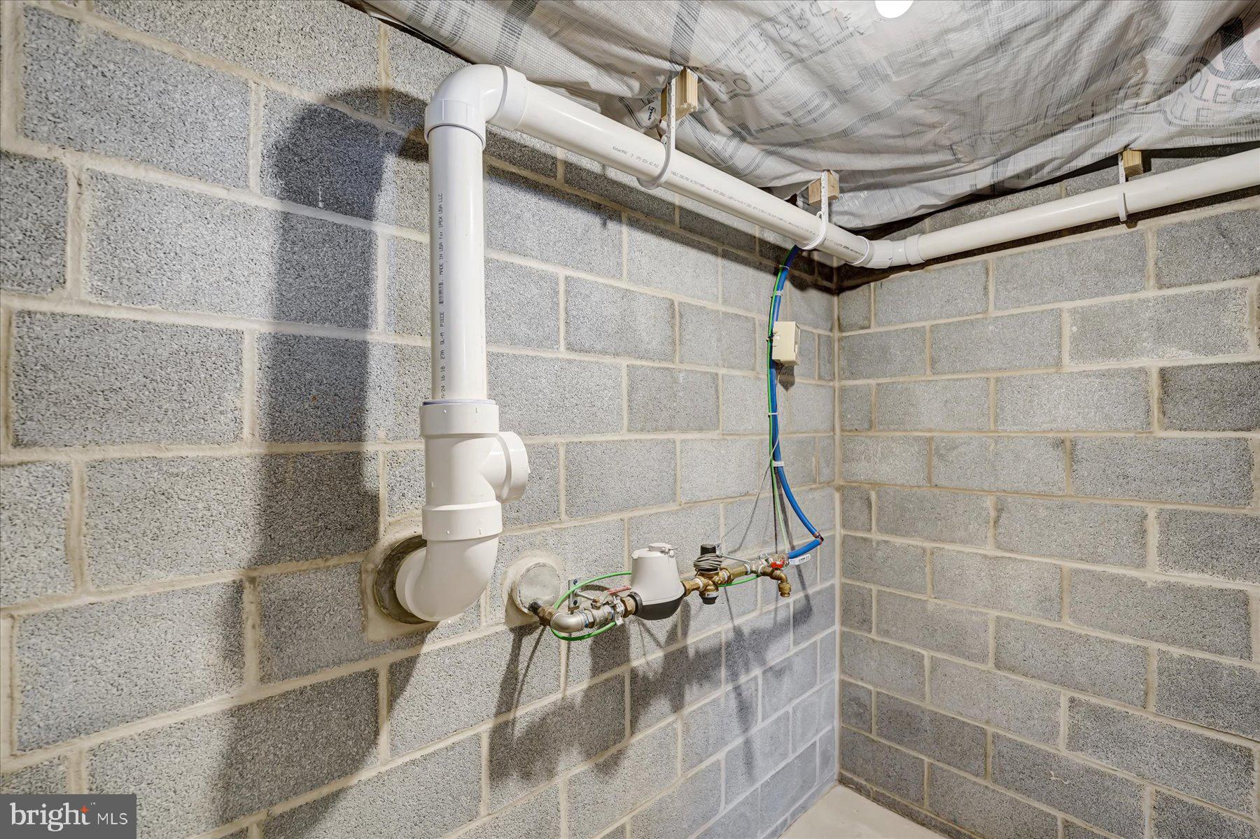 361 South Spring Street Bellefonte, PA 16823 - Photo 30 of 41 Functional basement plumbing setup.