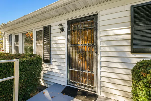 a view of outdoor space with deck