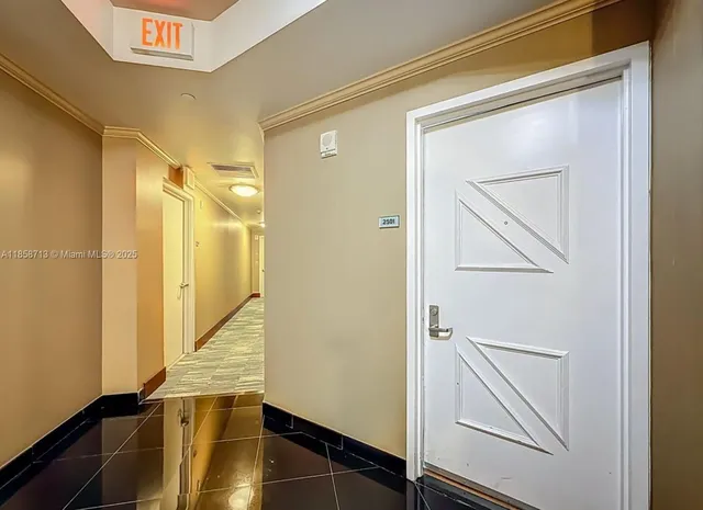 front view of a large building