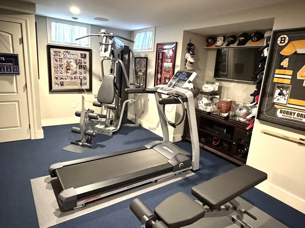 4 Tamarack Lane Sandwich, MA 02563 - Photo 39 of 42 a room with gym equipment
