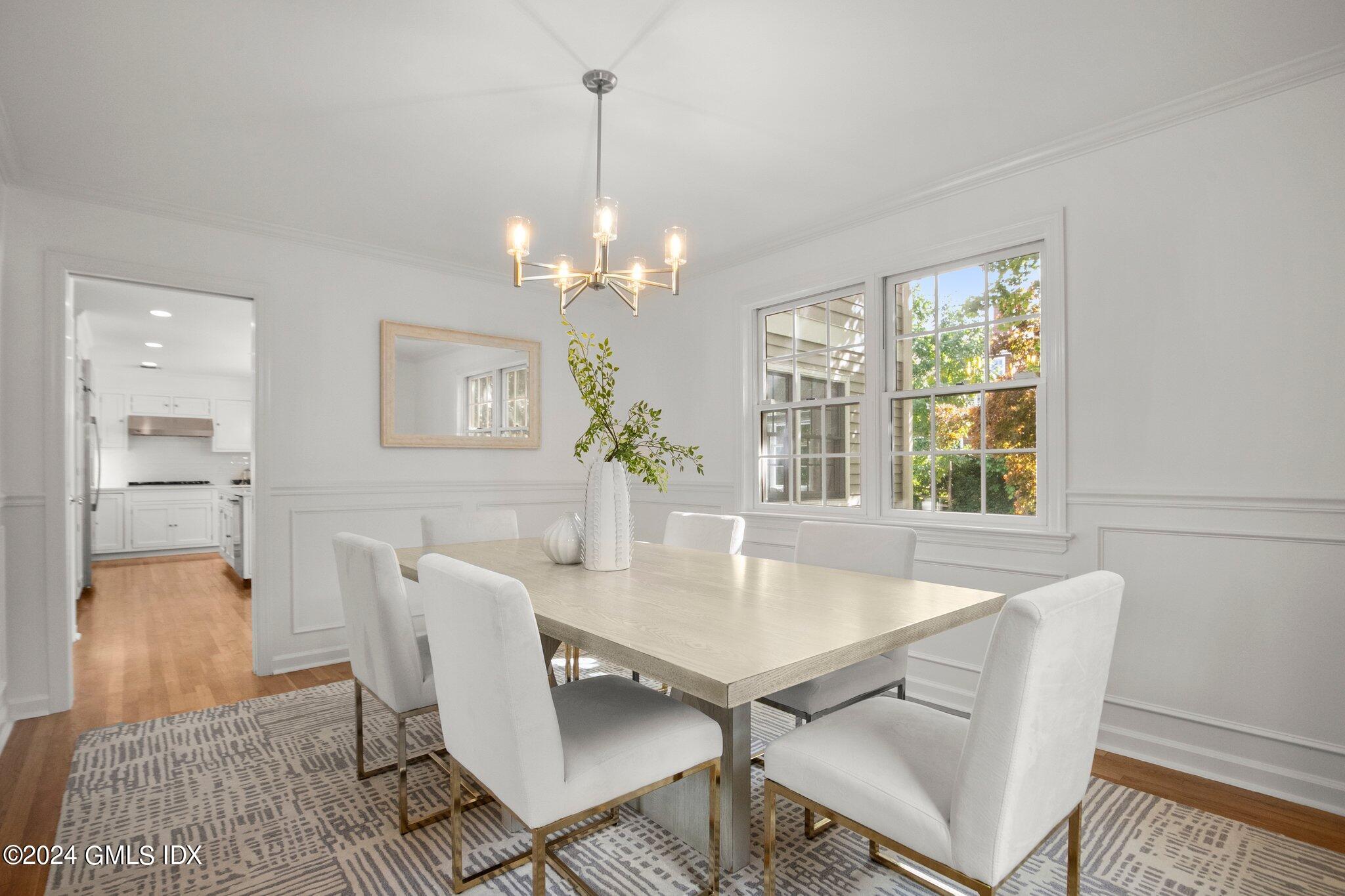40 Eureka Terrace Stamford, CT 06902 - Photo 13 of 28 a view of a dining room with furniture window and outside view