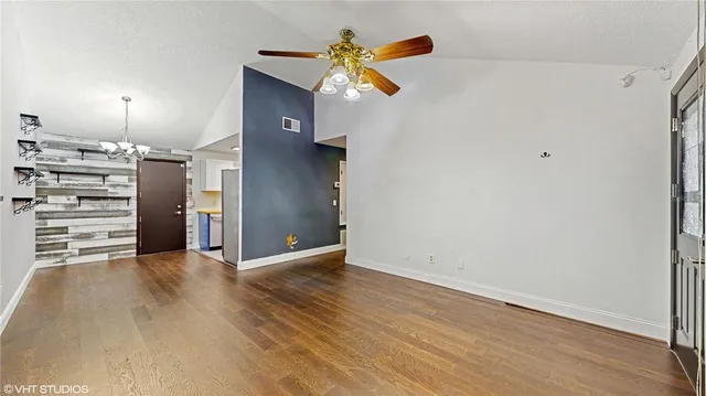 wooden floor in an empty room