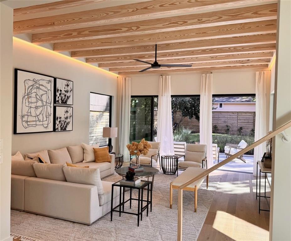 787 Bonaventure Avenue Northeast Atlanta, GA 30306 - Photo 5 of 64 a living room with furniture and a large window