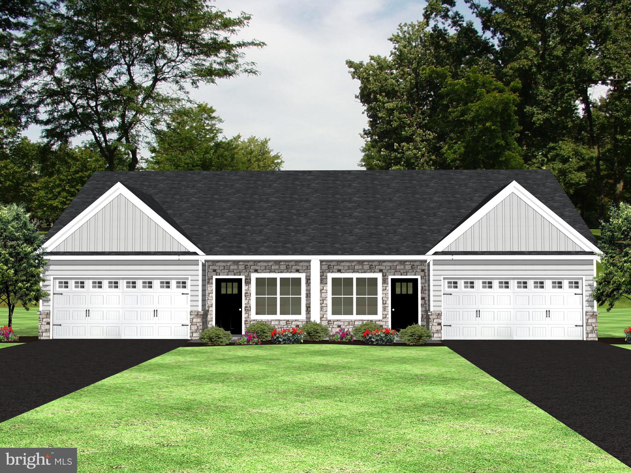 a view of a house with garden