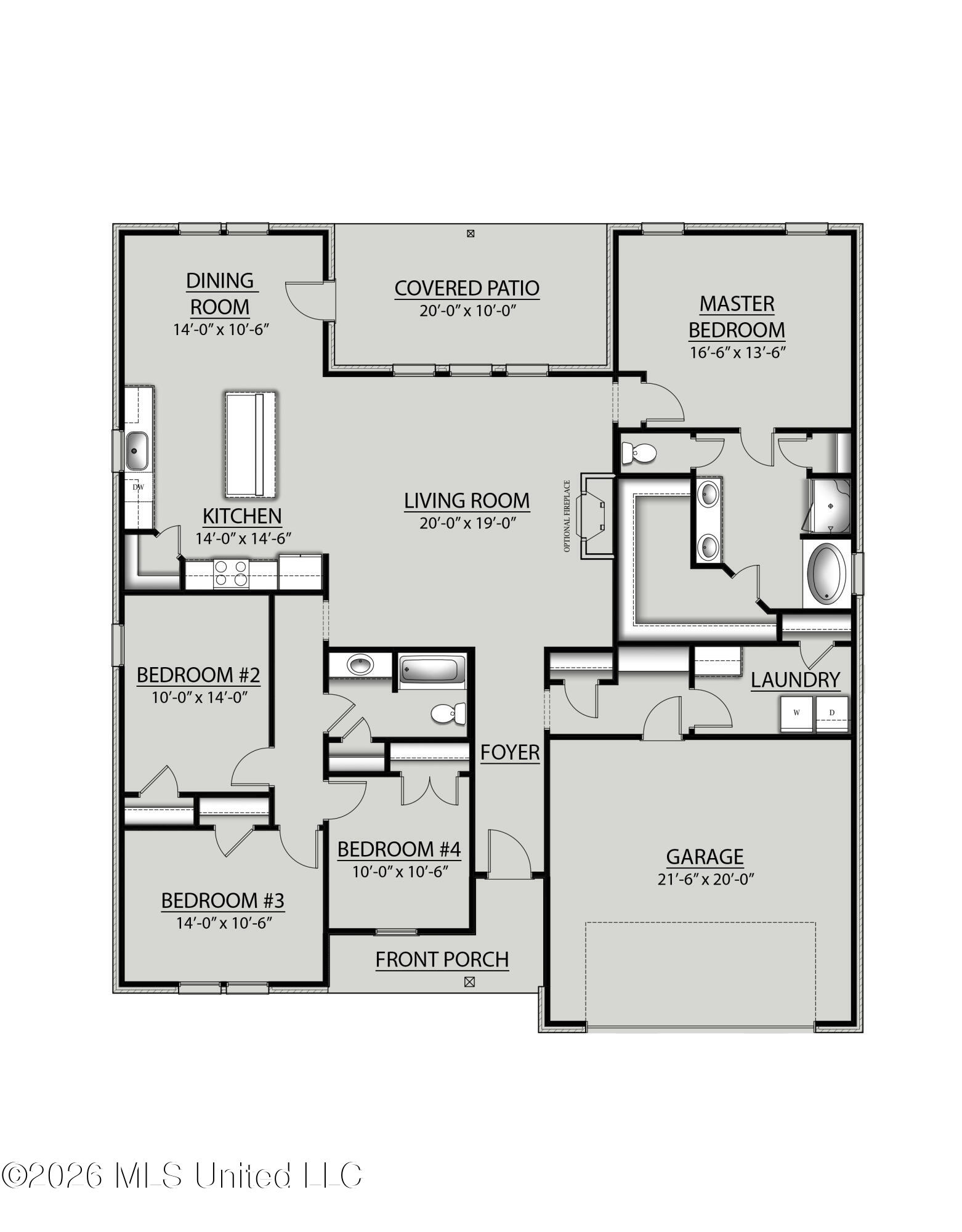 19 Cameron Cove Long Beach, MS 39560 - Photo 3 of 3 Camelia AG V Floor Plan