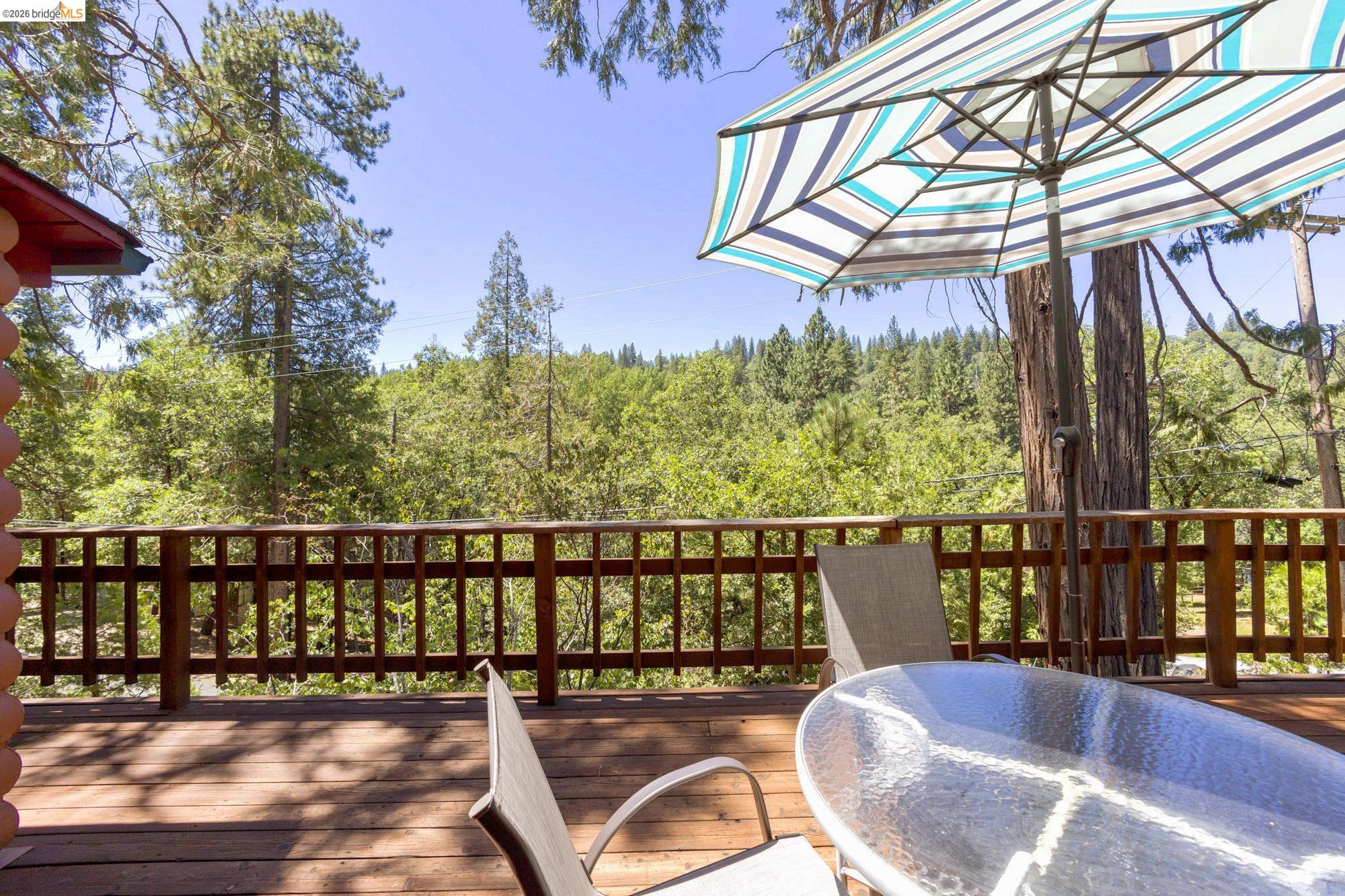 21815 Confidence Road Twain Harte, CA 95383 - Photo 30 of 30 a view of a chairs and table in patio
