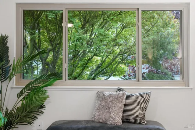 a view of outdoor space with green space