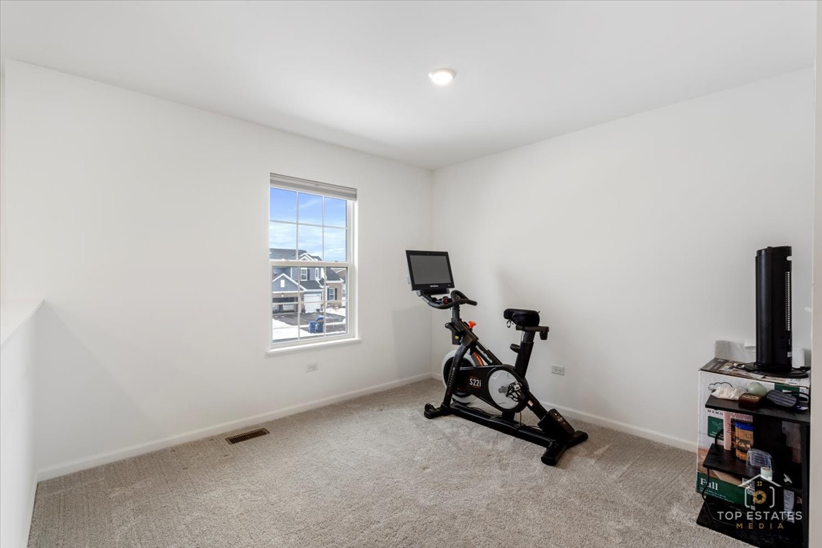 1457 Collins Street Elburn, IL 60119 - Photo 26 of 39 a view of room with gym equipment