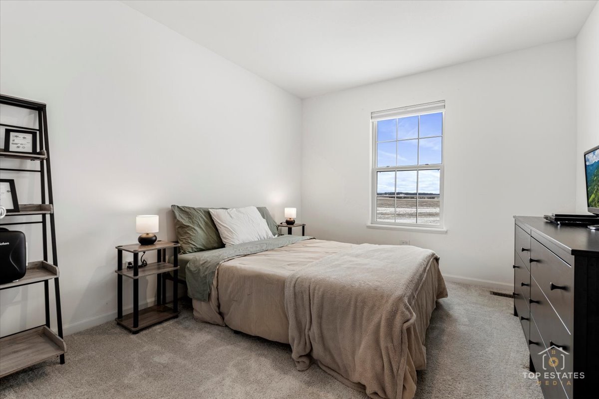 1457 Collins Street Elburn, IL 60119 - Photo 31 of 39 a bedroom with a bed and a window