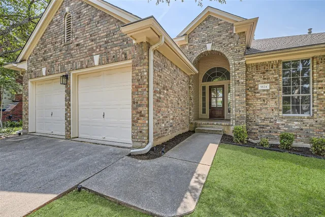 a view of front door of house