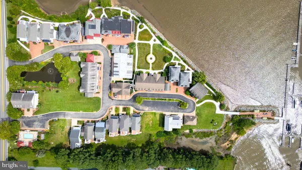 an aerial view of a