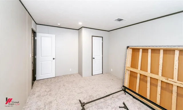 a view of an empty room