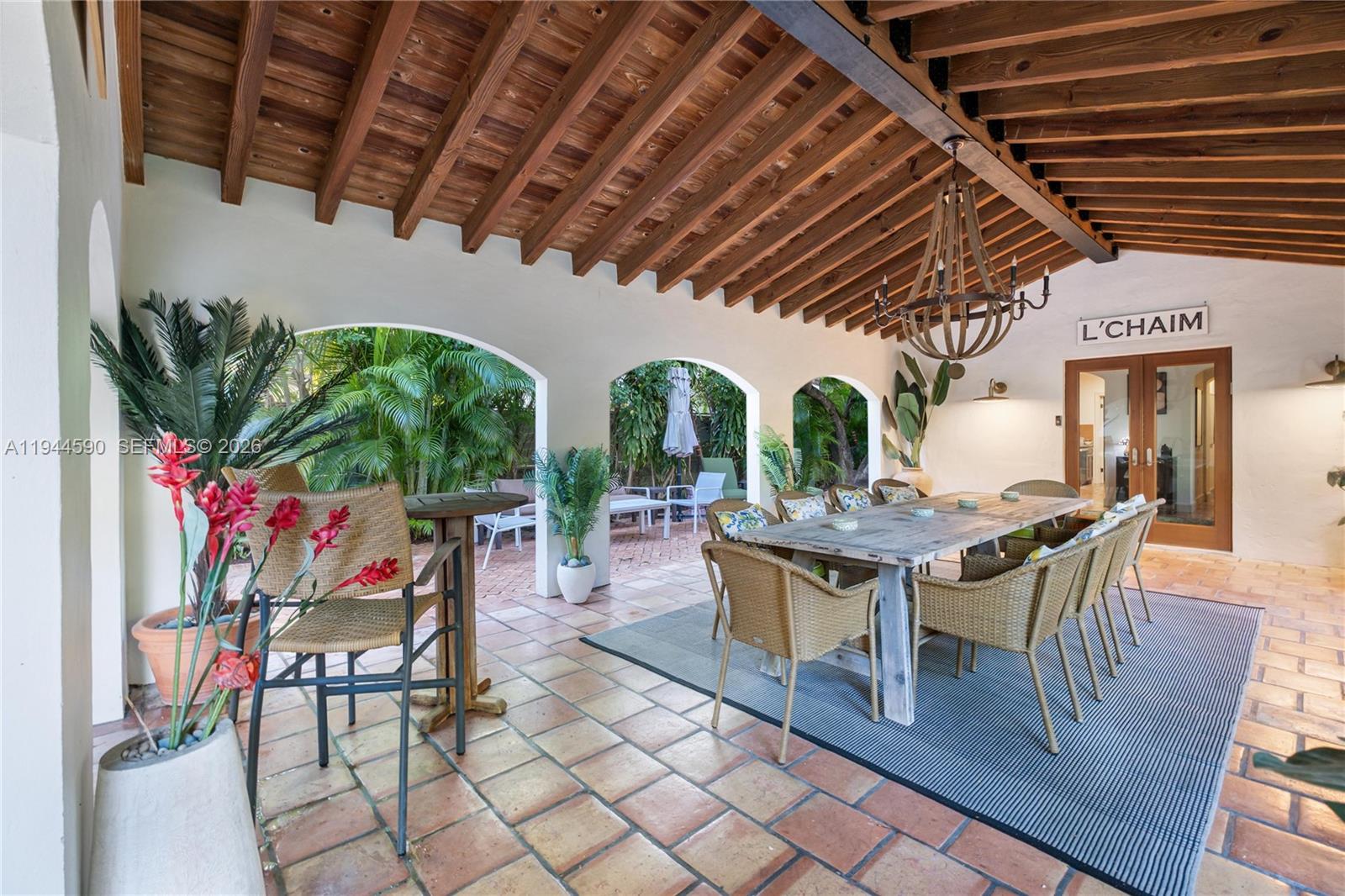 320 West 26th Street Miami Beach, FL 33140 - Photo 8 of 33 a outdoor dining space with furniture