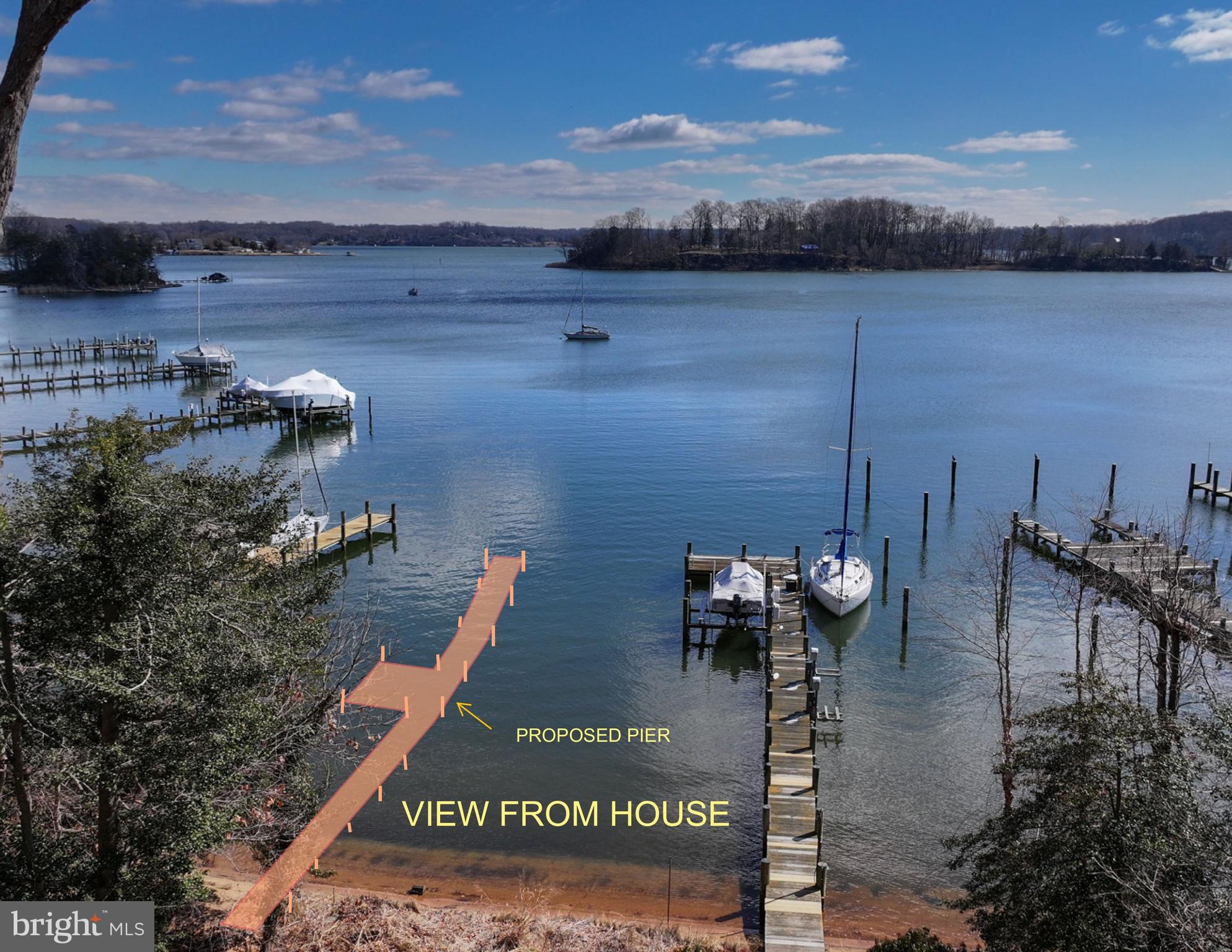975 Diggs Road Crownsville, MD 21032 - Photo 8 of 28 Proposed Pier
