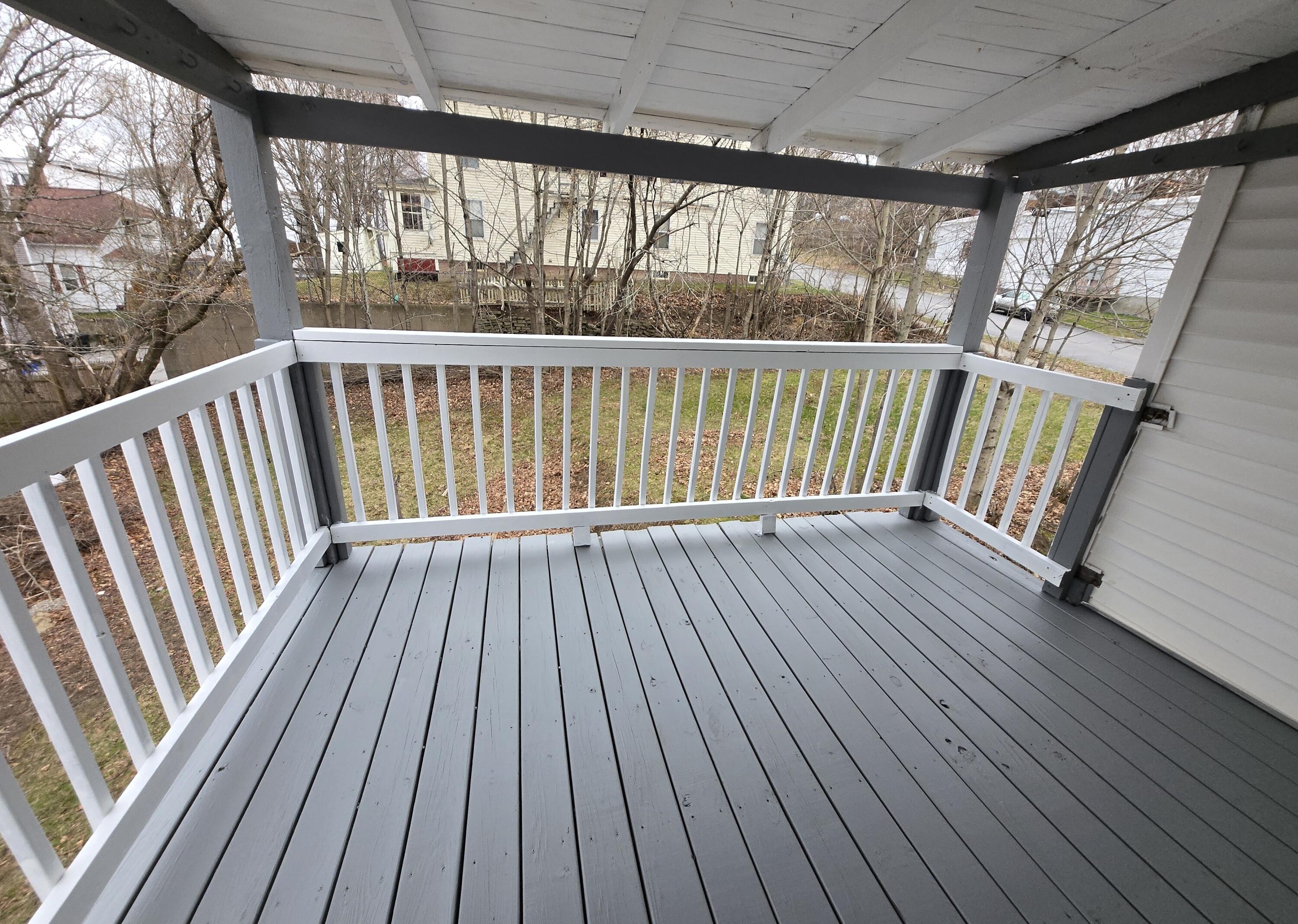86 4th Street Auburn, ME 04210 - Photo 11 of 30 2nd floor deck