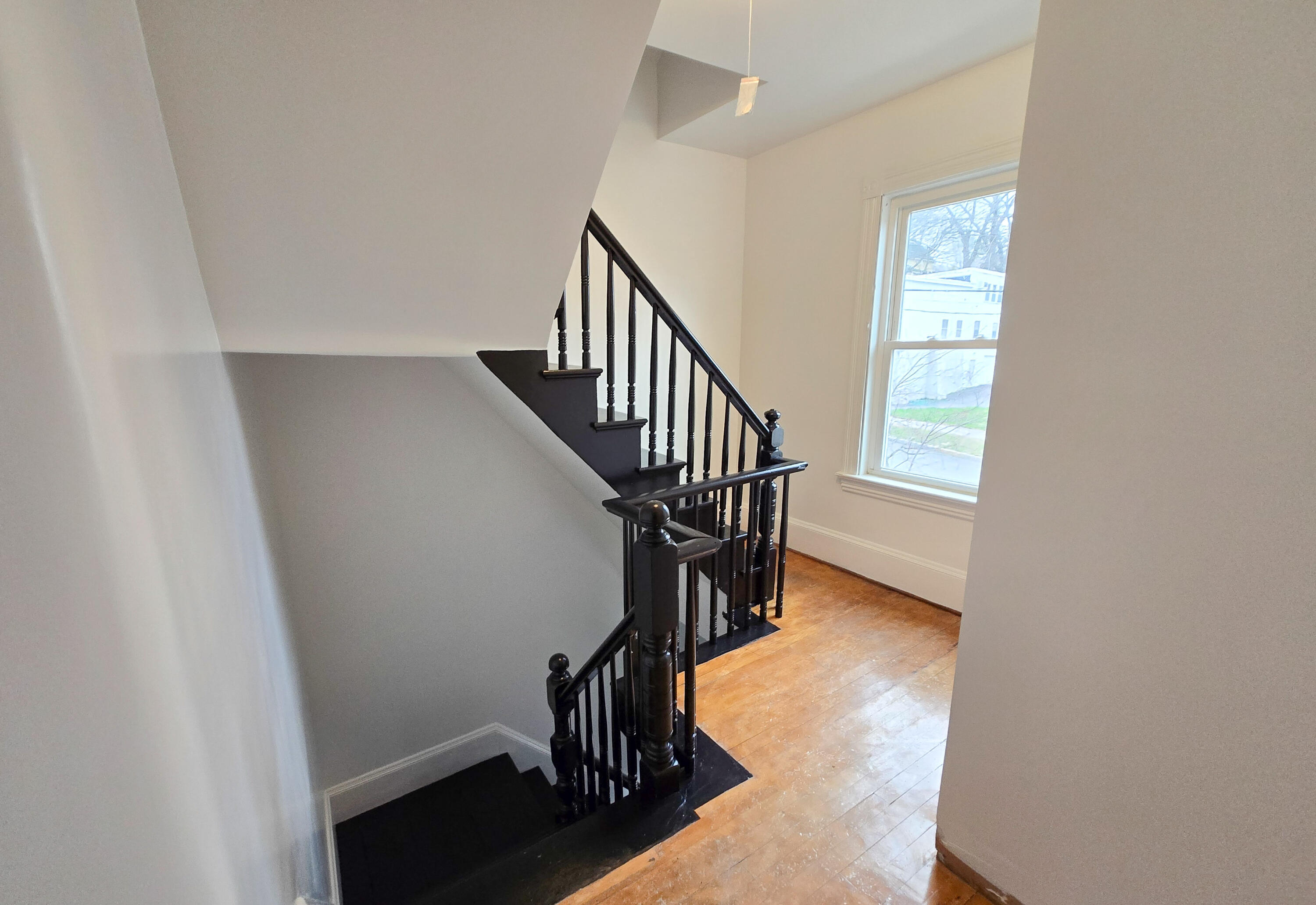 86 4th Street Auburn, ME 04210 - Photo 12 of 30 Font hall Stairs to attic