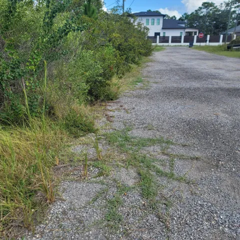 a view of a out door space area