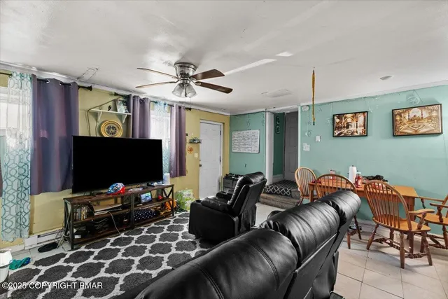 a view of bathroom with a sink and a mirror