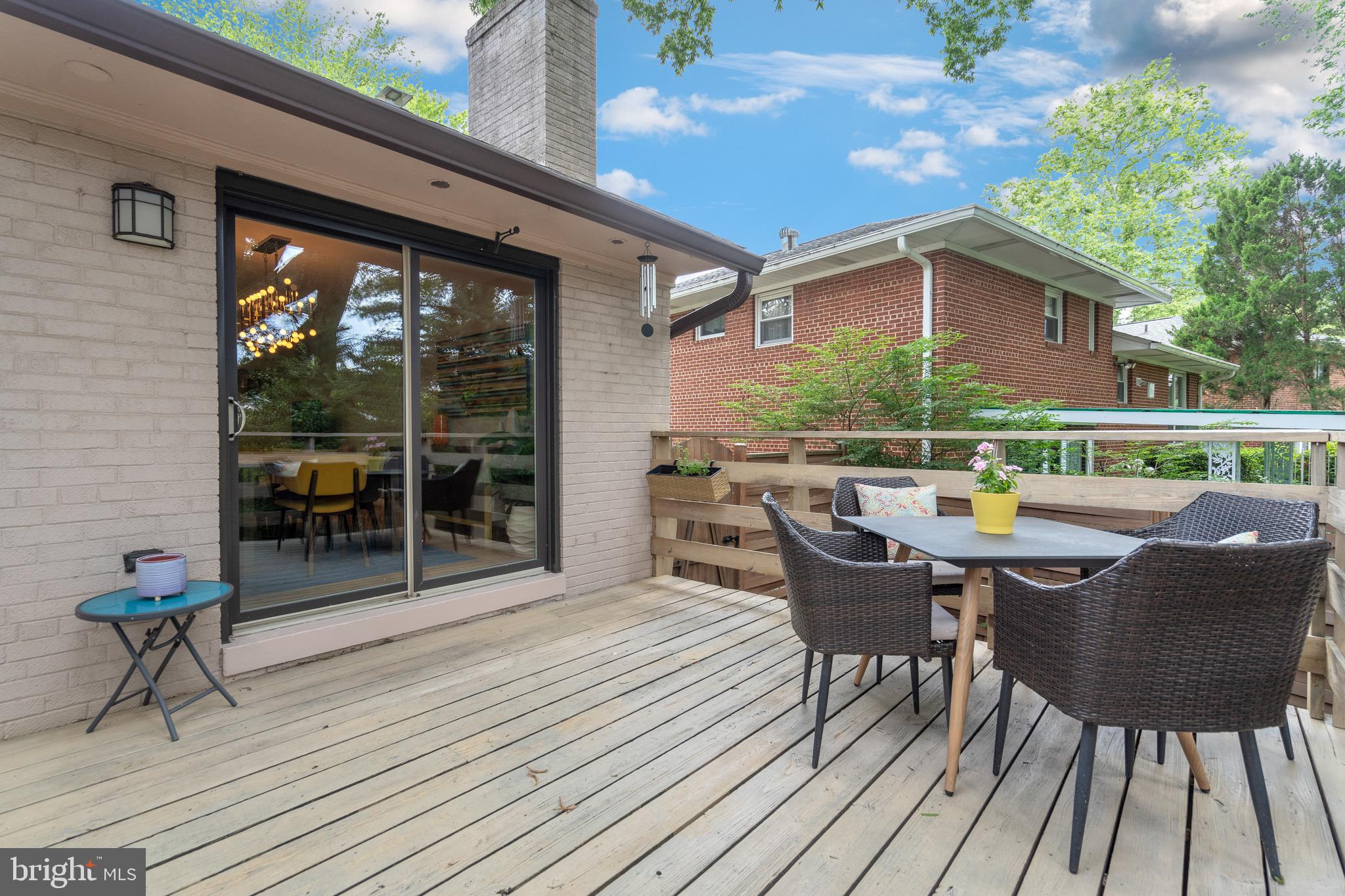 10514 Cascade Place Silver Spring, MD 20902 - Photo 35 of 44 Private Deck off of the Dining room