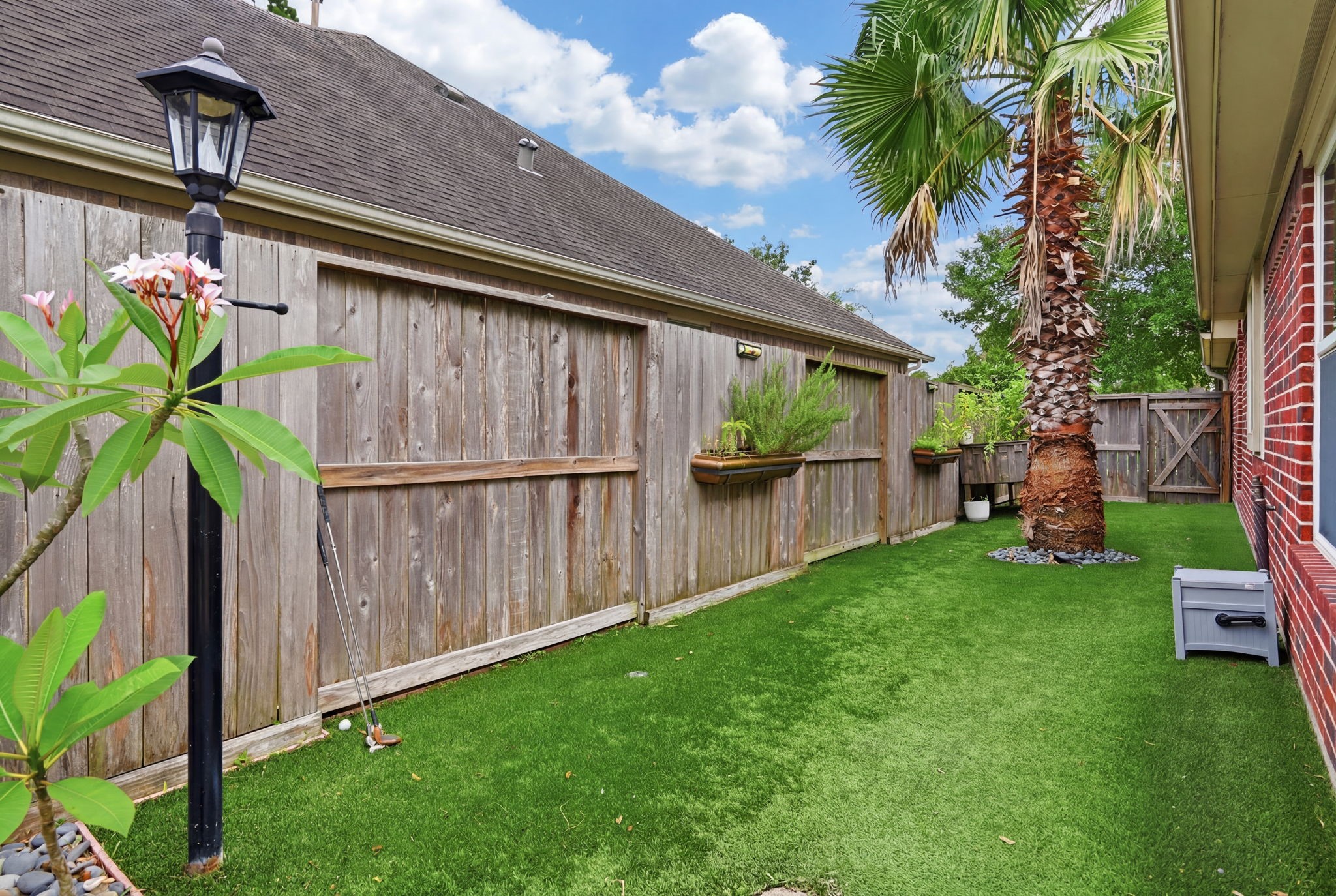 1010 Bringewood Chase Drive Spring, TX 77379 - Photo 39 of 49 Spacious side yard to make a putting green.