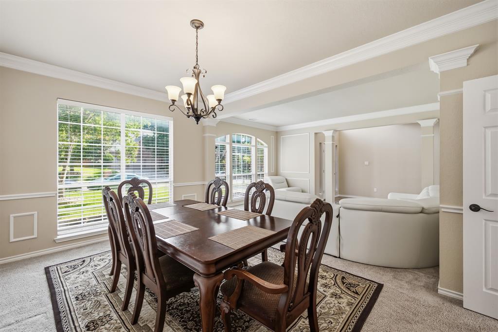 1911 New Haven Road Grapevine, TX 76051 - Photo 17 of 39 Front formal dining is so large it can hold an 8-seat table if needed.
