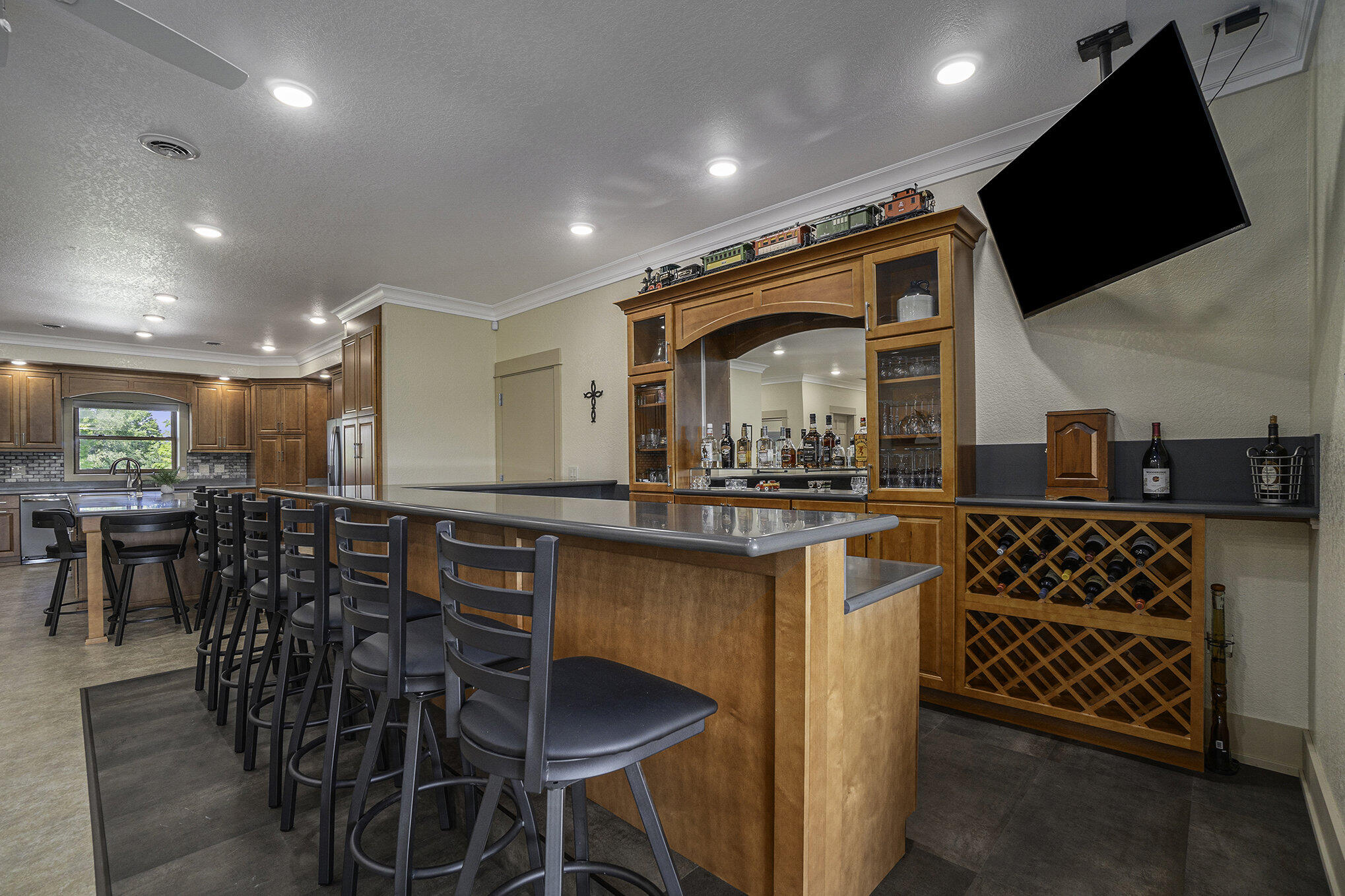 5859 Potter Road Onekama, MI 49675 - Photo 14 of 85 Amazing stand up & sit down bar