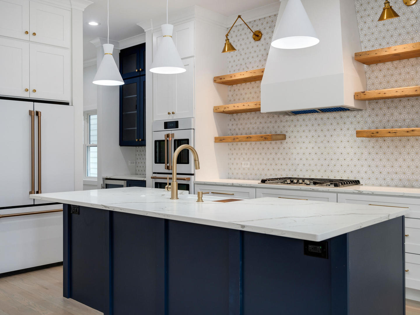 Undisclosed Address Chicago, IL 60618 - Photo 7 of 28 a kitchen with stainless steel appliances a sink stove and refrigerator