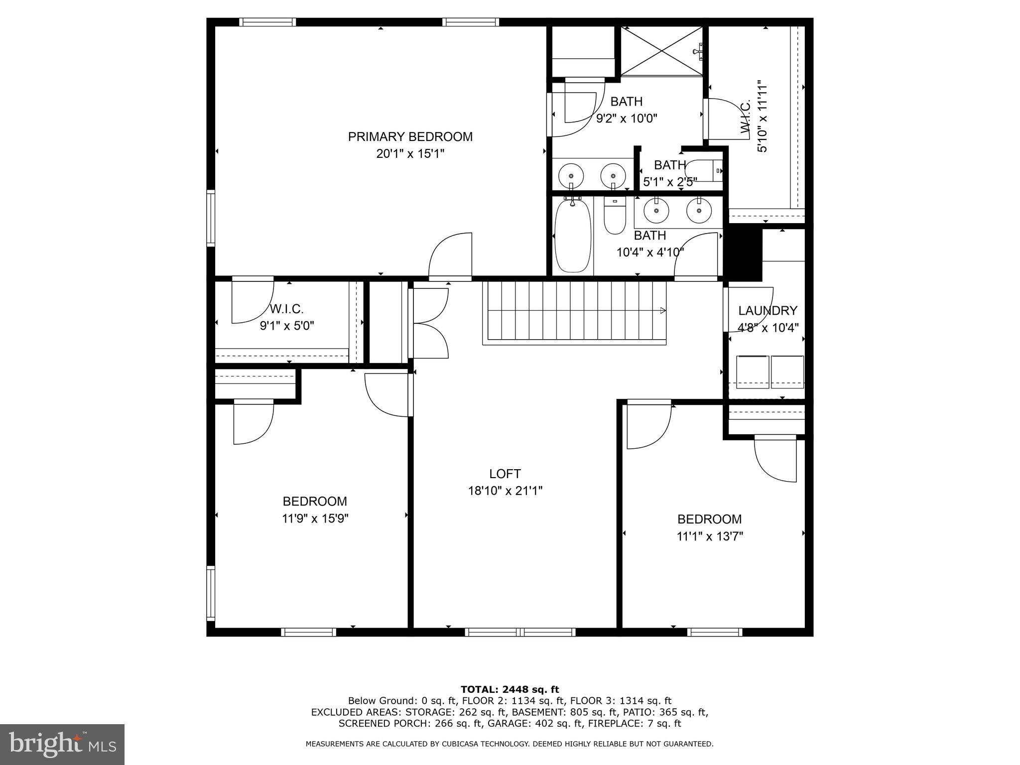 1181 Brittle Ridge Road Warrenton, VA 20187 - Photo 41 of 42 Upper Level Floor Plan