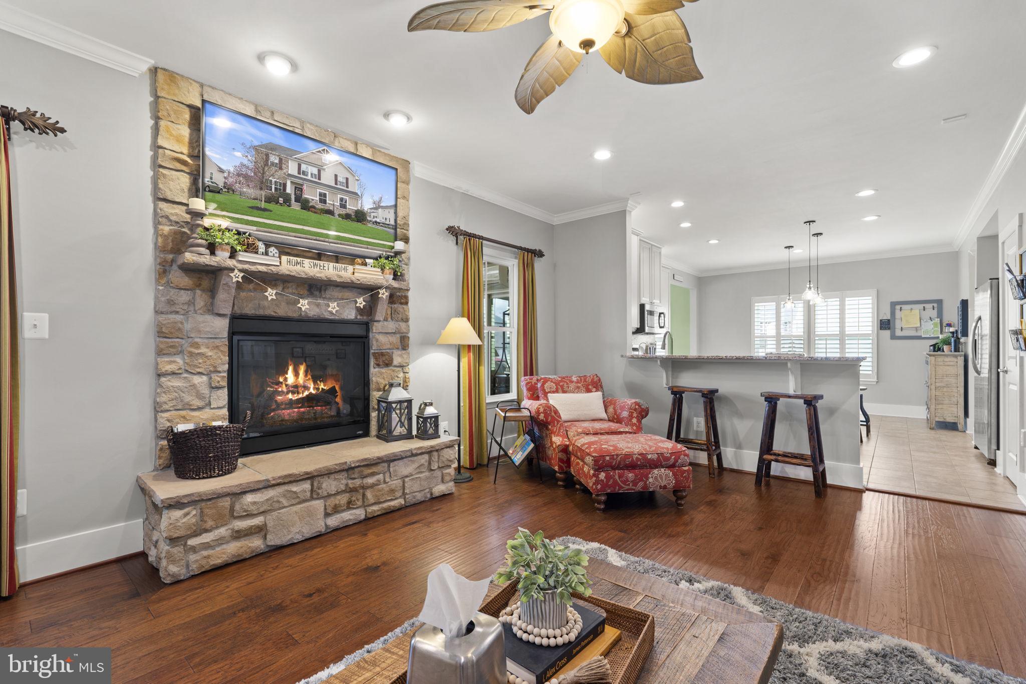 1181 Brittle Ridge Road Warrenton, VA 20187 - Photo 9 of 42 Family Room Opens to Kitchen