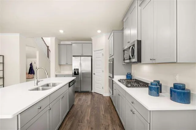 a bathroom with a shower and a bathtub