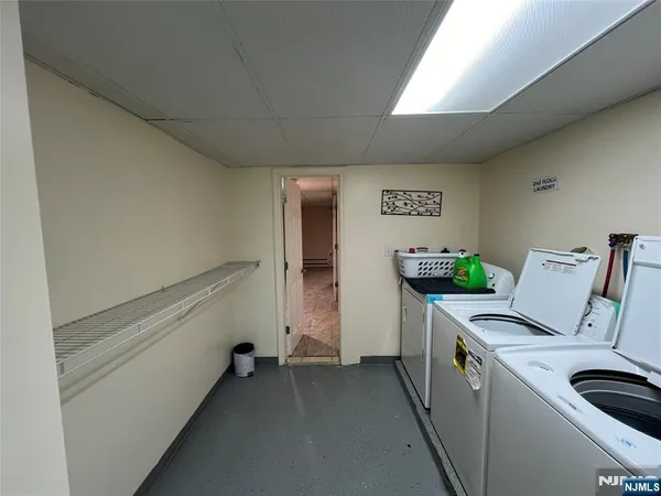 a view of a room with storage and utility