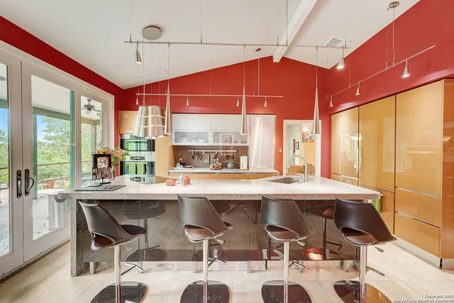 a dining table tennis table and chairs