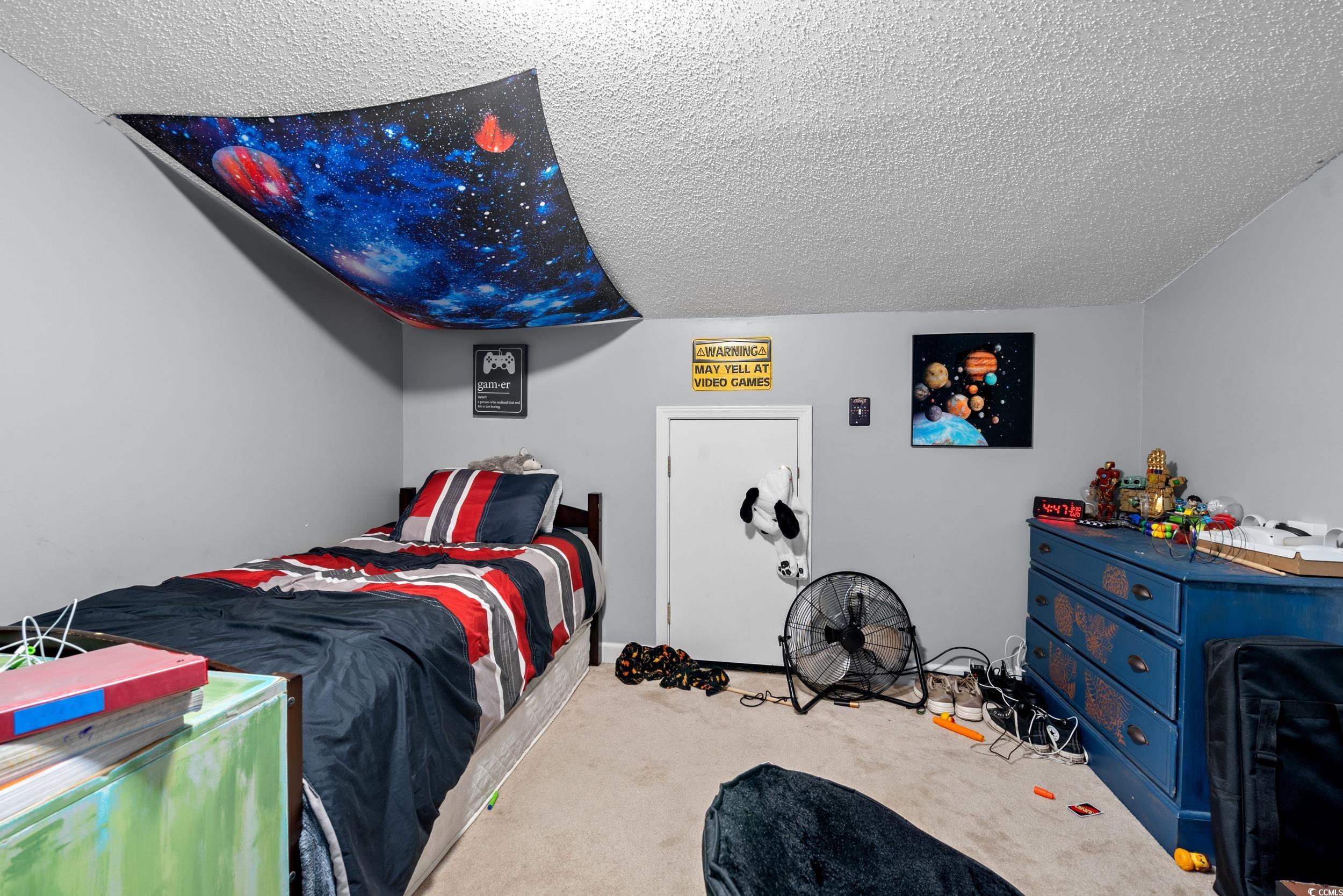 509 Shellbank Drive, Unit B Longs, SC 29568 - Photo 24 of 33 Carpeted bedroom with a textured ceiling